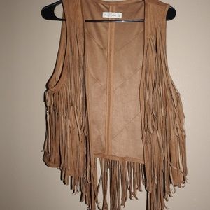 Abercrombie & Fitch Fringed vest